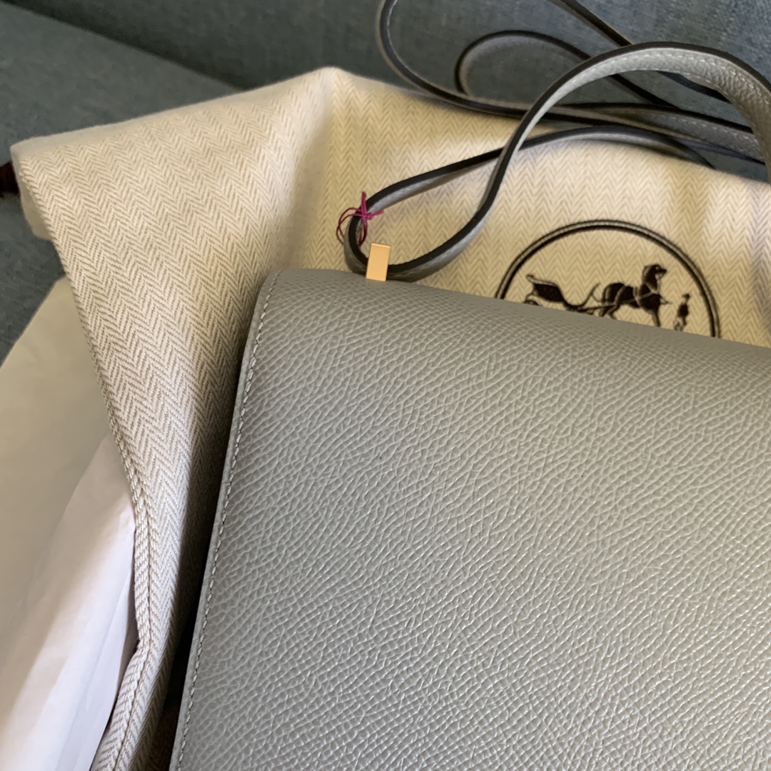 에르메스 콘스탄스18 그레이 금장 앱송